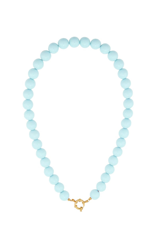Gekleurde kleine kralenketting-12mm