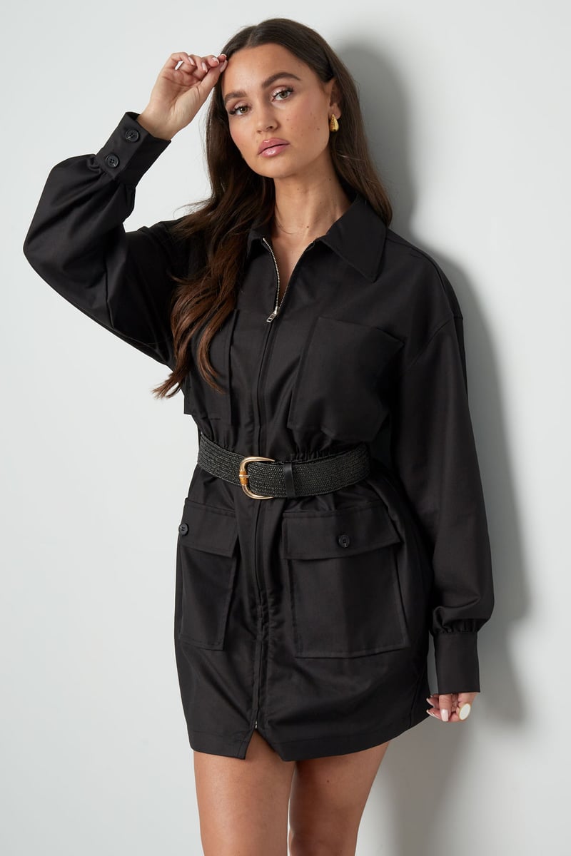 Playsuit met lange mouwen - gebroken wit 