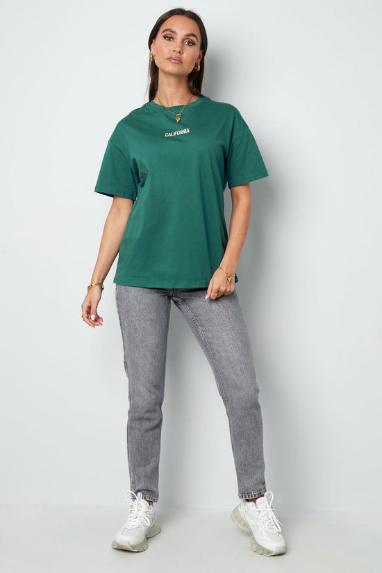 T-shirt california - wit
