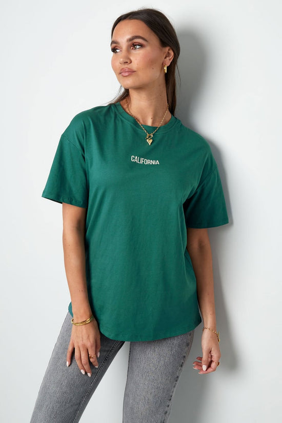 T-shirt california - wit