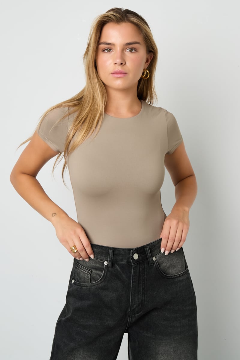 Body Top Korte Mouw Lesley