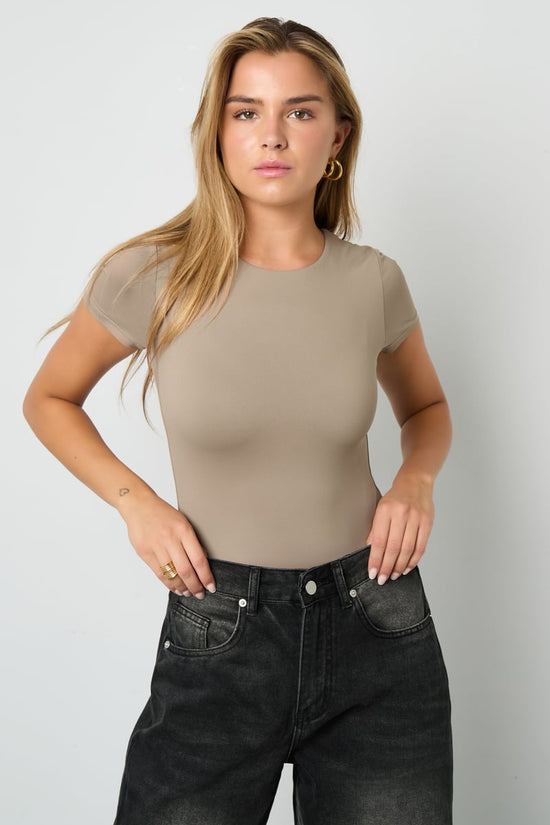 Body Top Korte Mouw Lesley