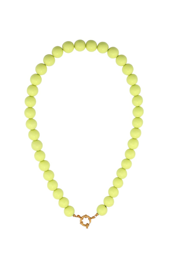 Gekleurde kleine kralenketting-12mm