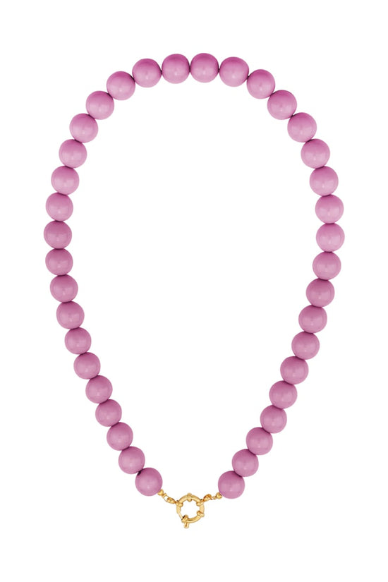 Gekleurde kleine kralenketting-12mm