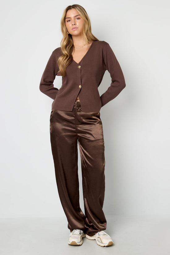 Een symmetrische cardigan