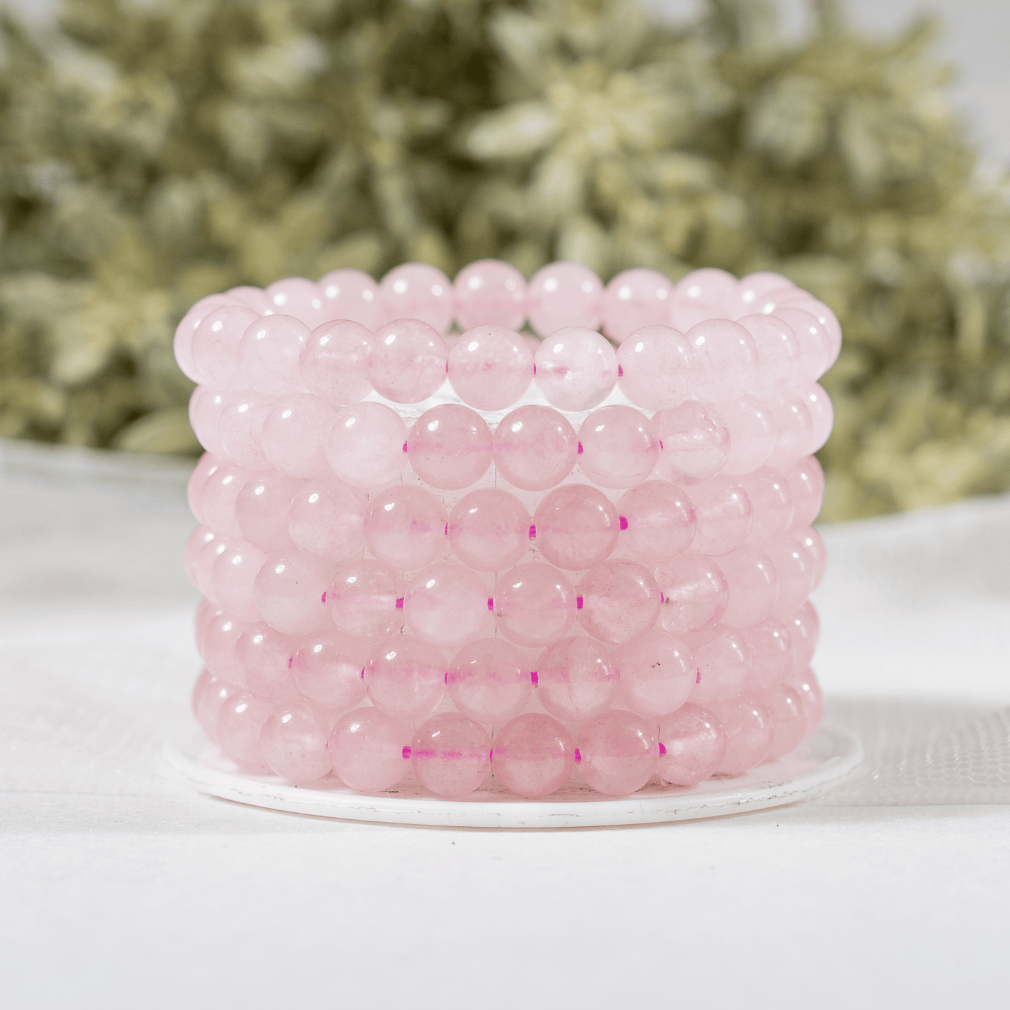 Rozenkwarts armband