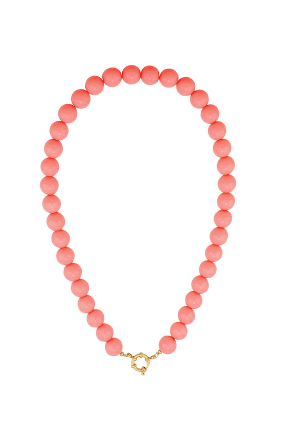 Gekleurde kleine kralenketting-12mm