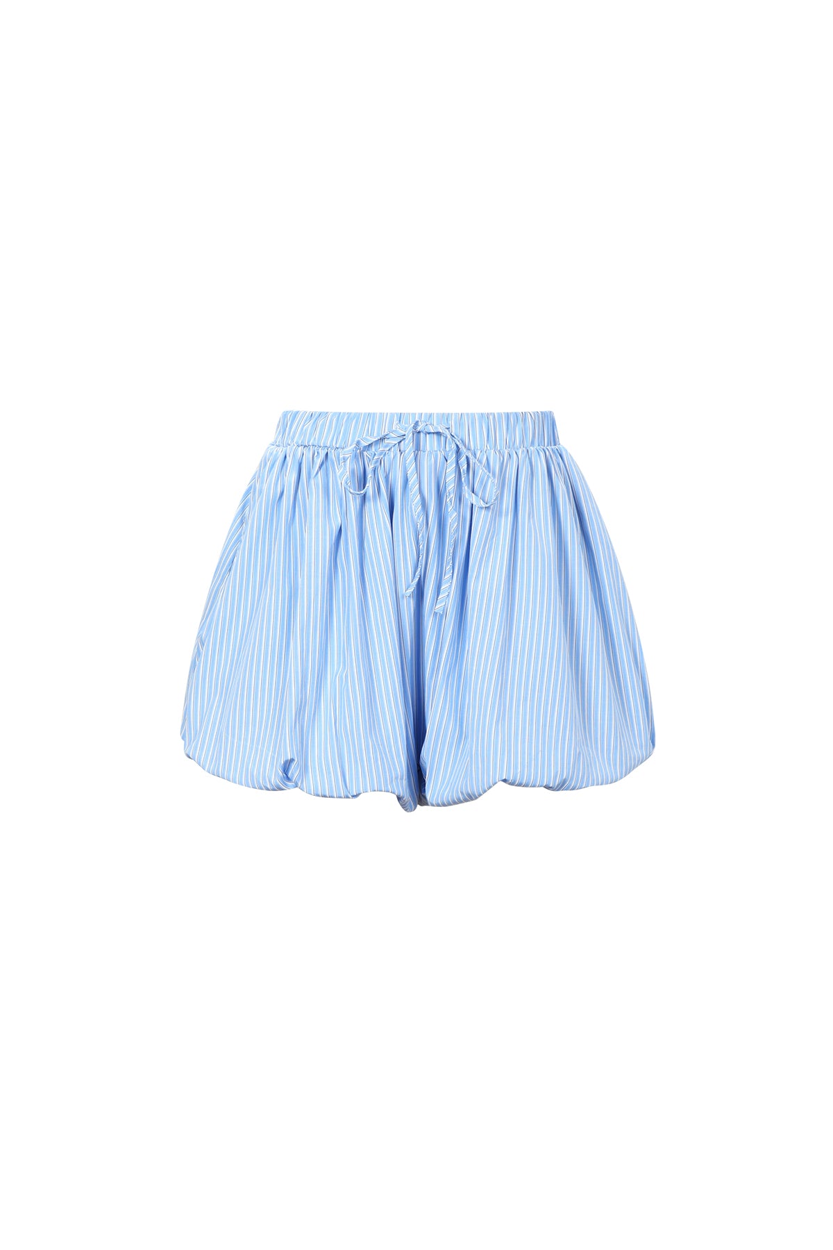 Woven Cotton Women's Shorts Casual Stripes