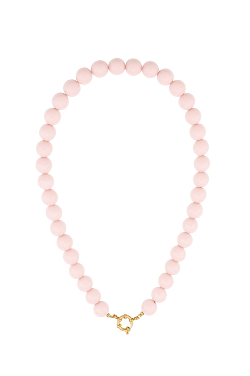 Gekleurde kleine kralenketting-12mm