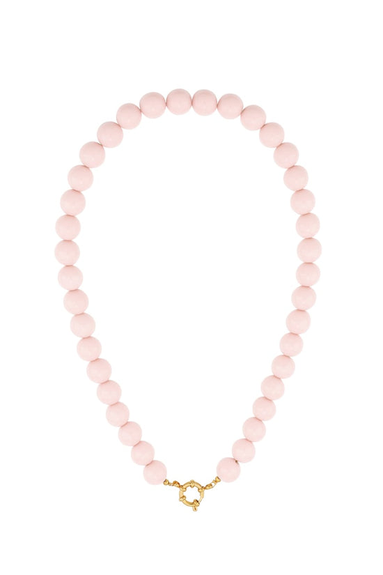 Gekleurde kleine kralenketting-12mm