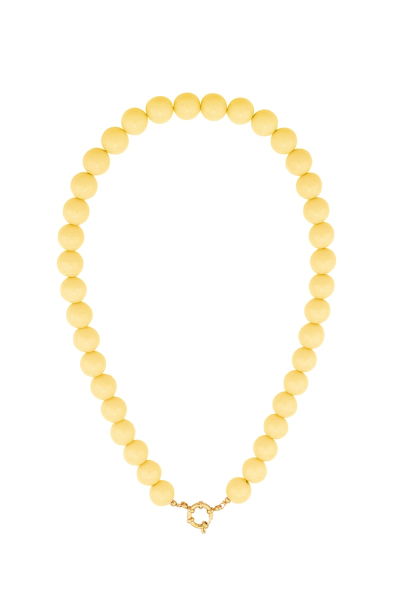 Gekleurde kleine kralenketting-12mm