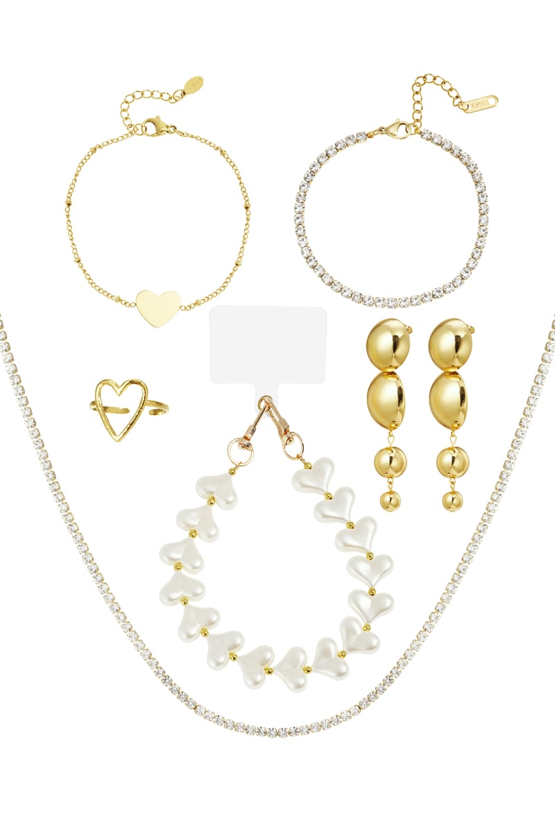 Adventskalenders Sieraden - Goud/ Parels