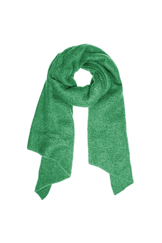 Zachte wintersjaal koraal Polyester