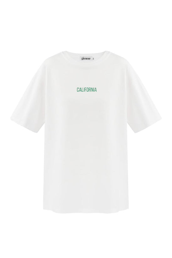 T-shirt california - wit