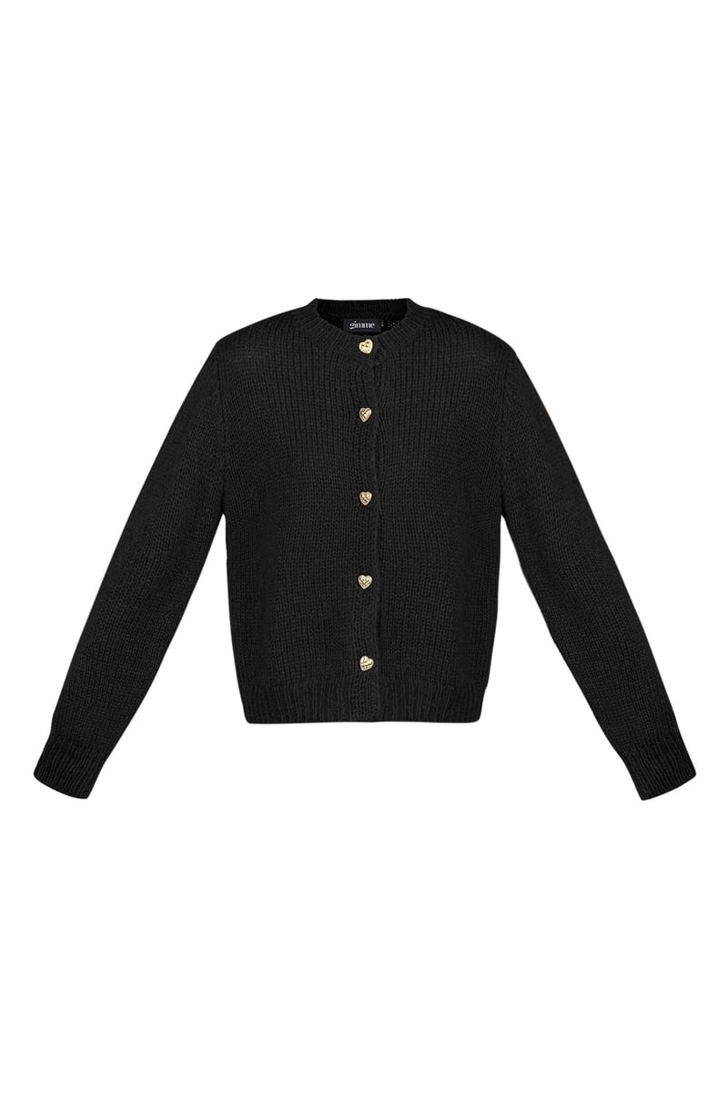 Knitted Love Cardigan - grijs