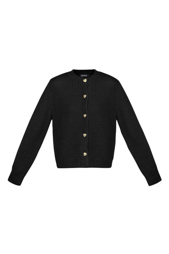 Knitted Love Cardigan - grijs