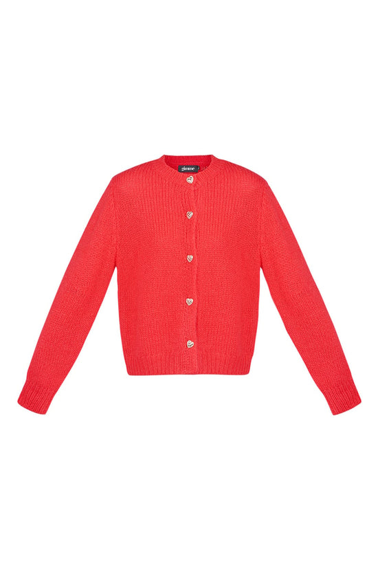 Knitted Love Cardigan - grijs