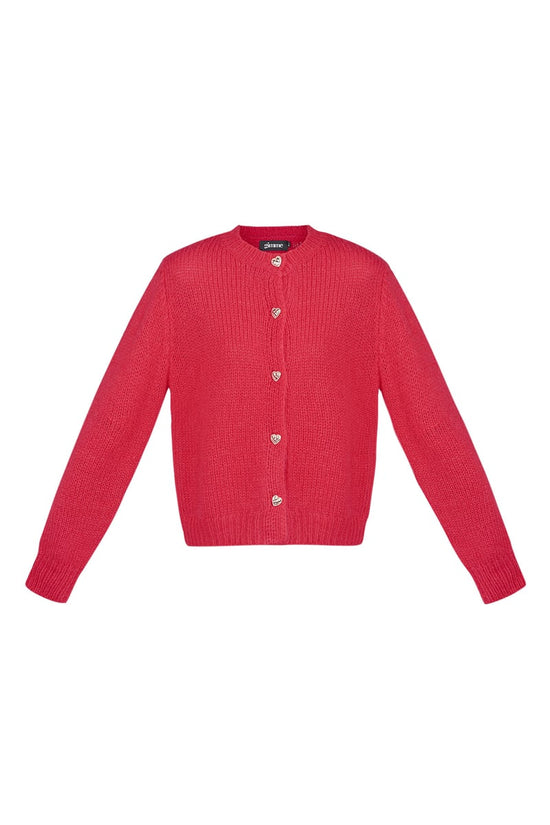 Knitted Love Cardigan - grijs