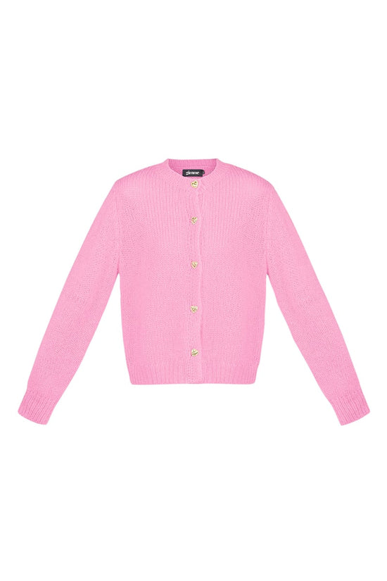 Knitted Love Cardigan - grijs