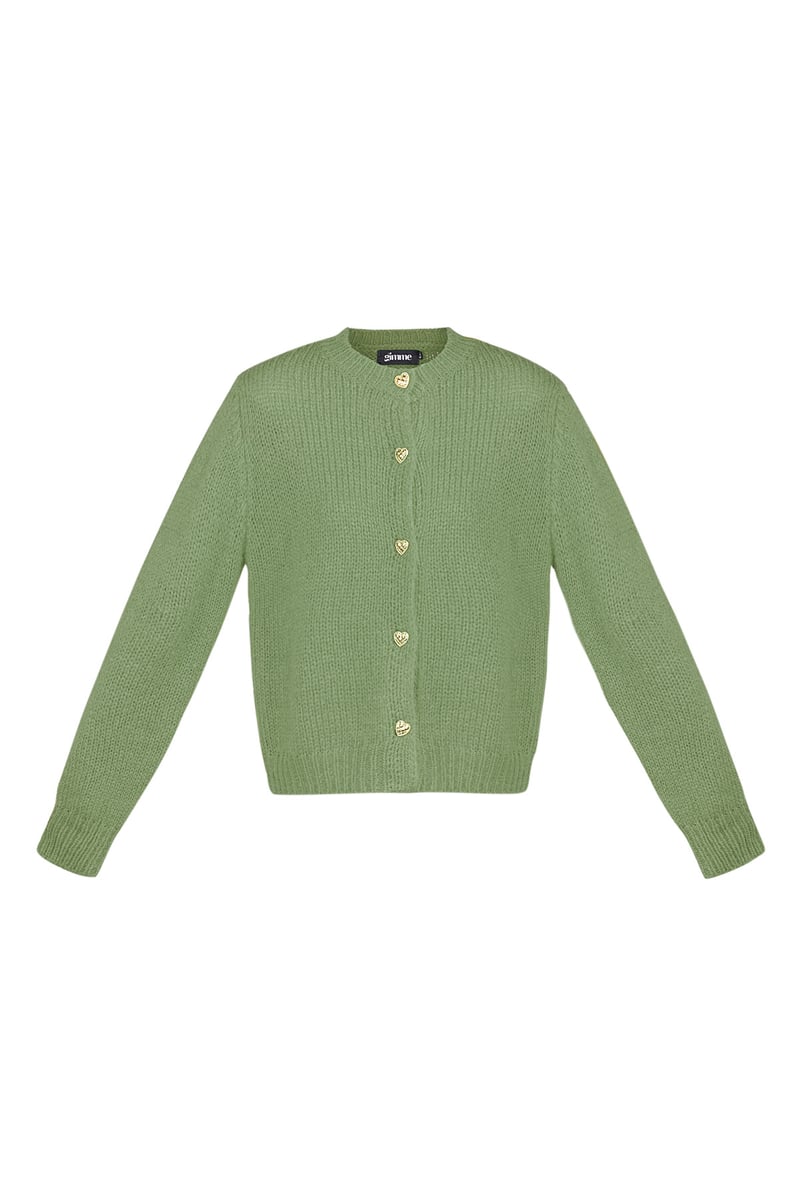 Knitted Love Cardigan - grijs