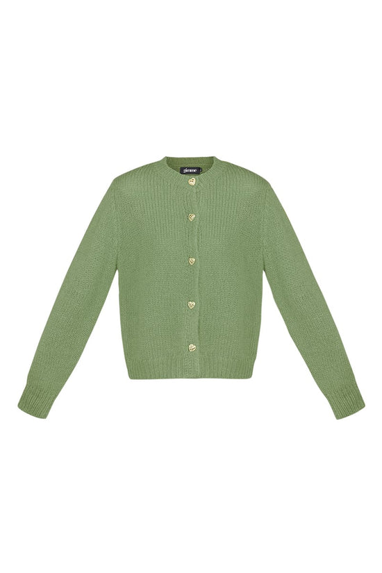 Knitted Love Cardigan - grijs