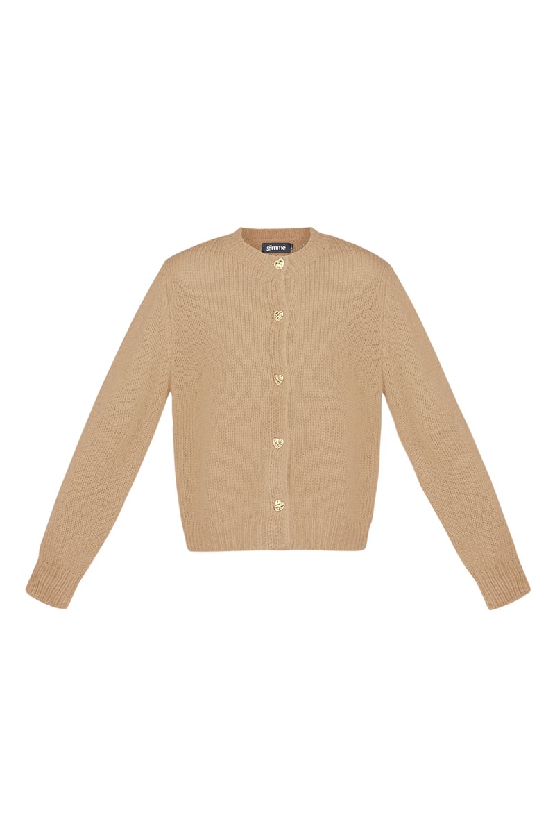 Knitted Love Cardigan - grijs