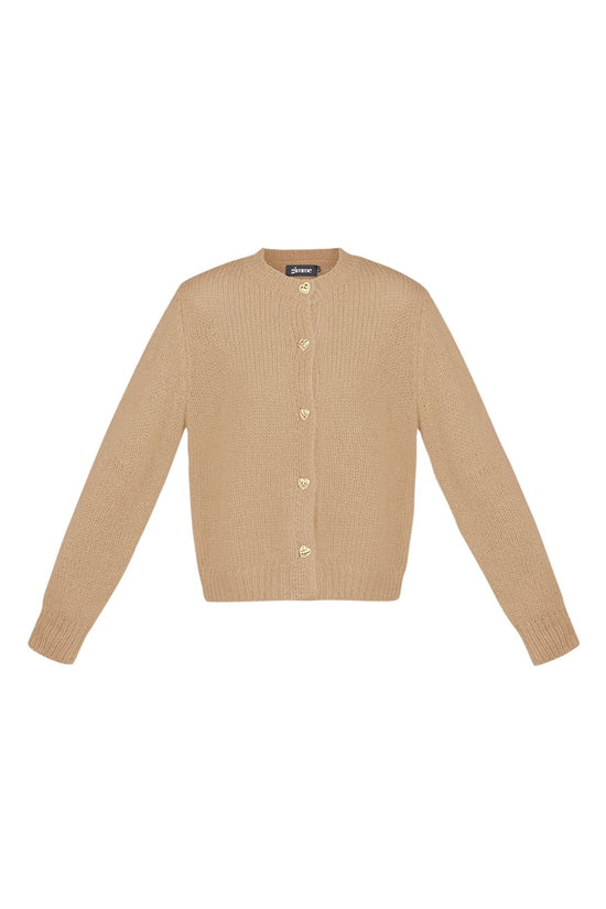 Knitted Love Cardigan - grijs