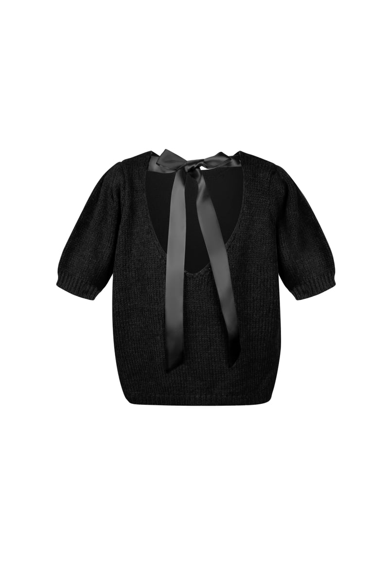 Soft bow shirt - Rood