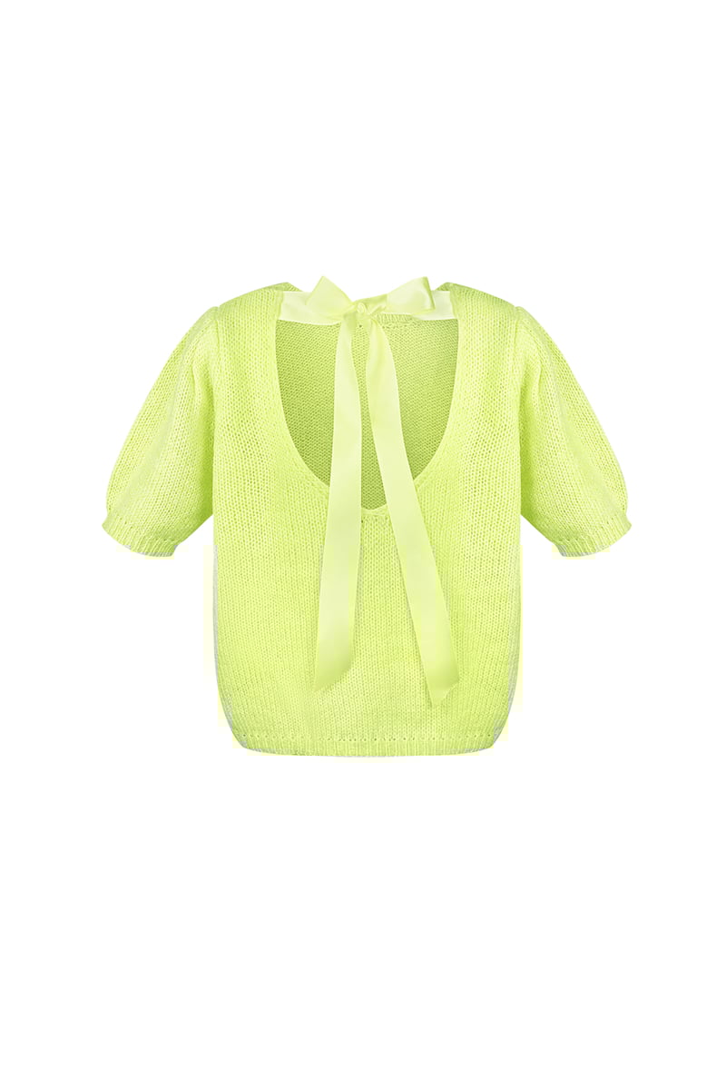 Soft bow shirt - Rood