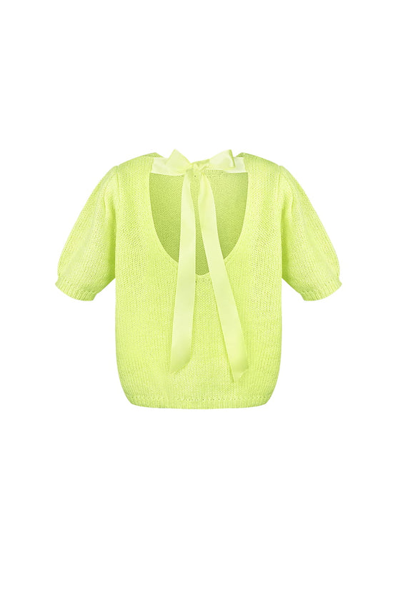 Soft bow shirt - Rood