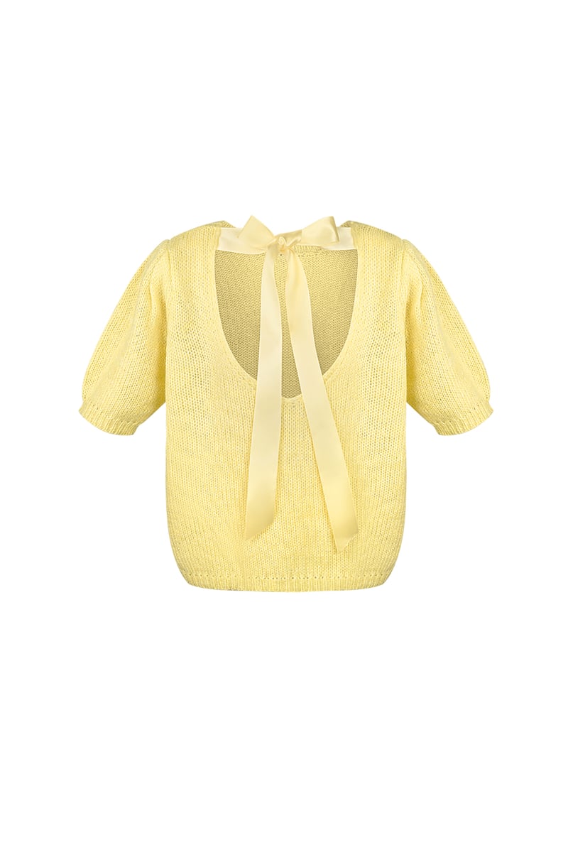 Soft bow shirt - Rood