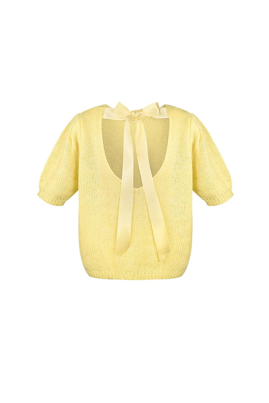 Soft bow shirt - Rood