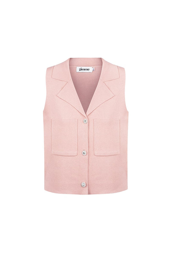 Comfy knitted top - Zwart