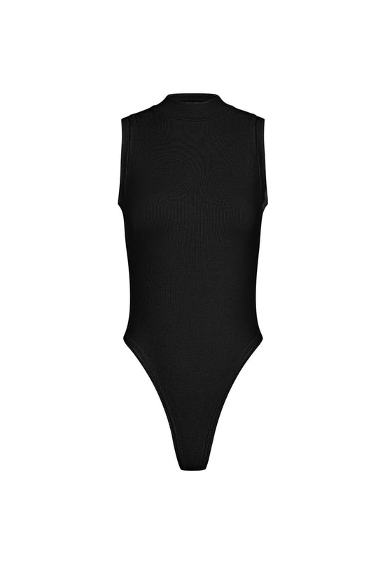 Basic body hoge hals - Roze