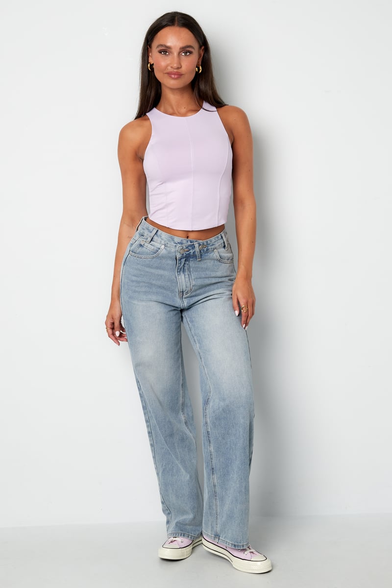 Sportieve mouwloze top basic