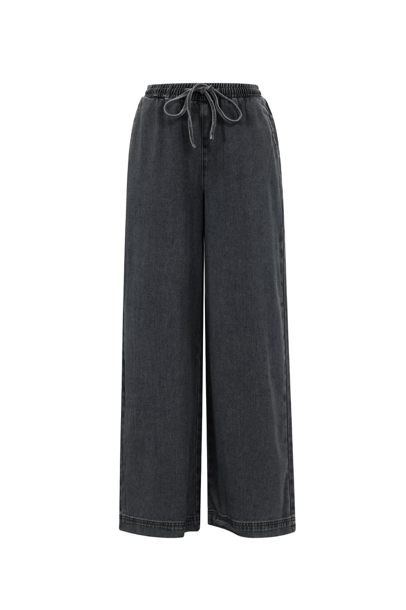 Denim joggingbroek