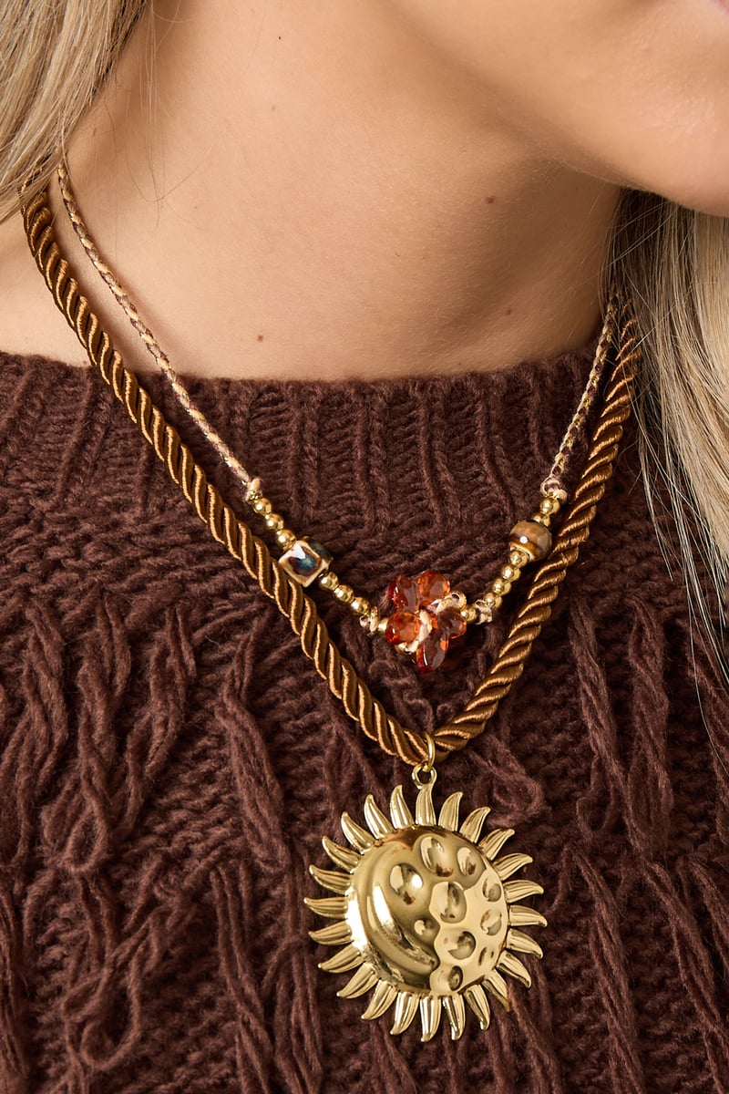 Ketting Zon Bruin