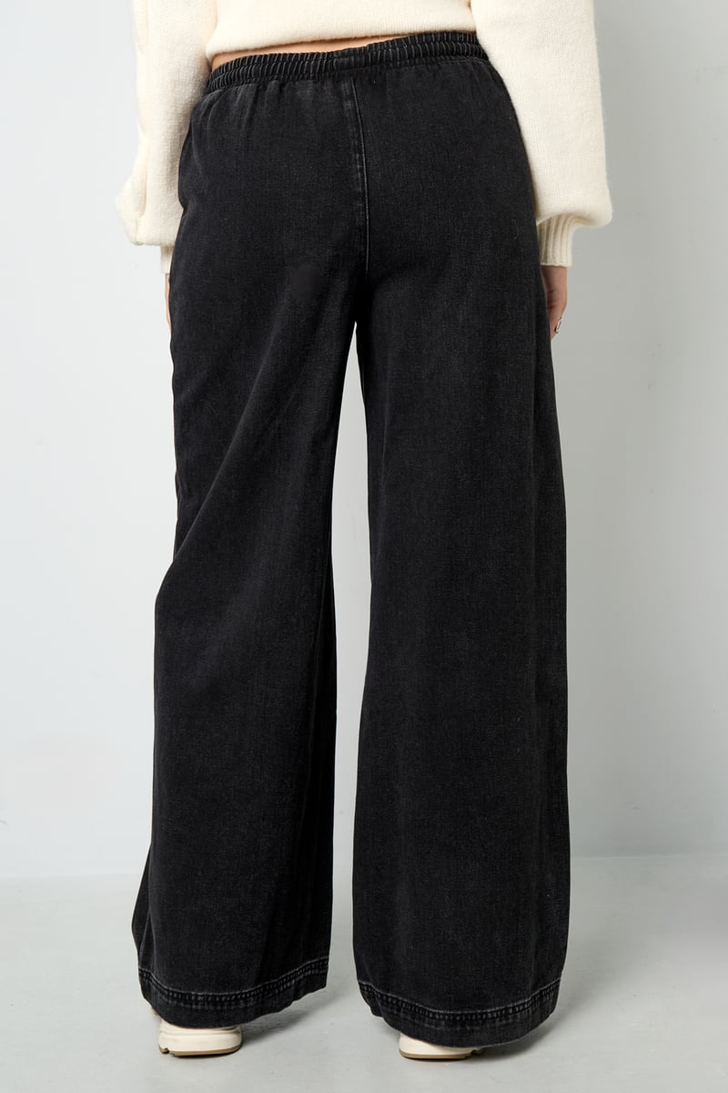 Denim joggingbroek