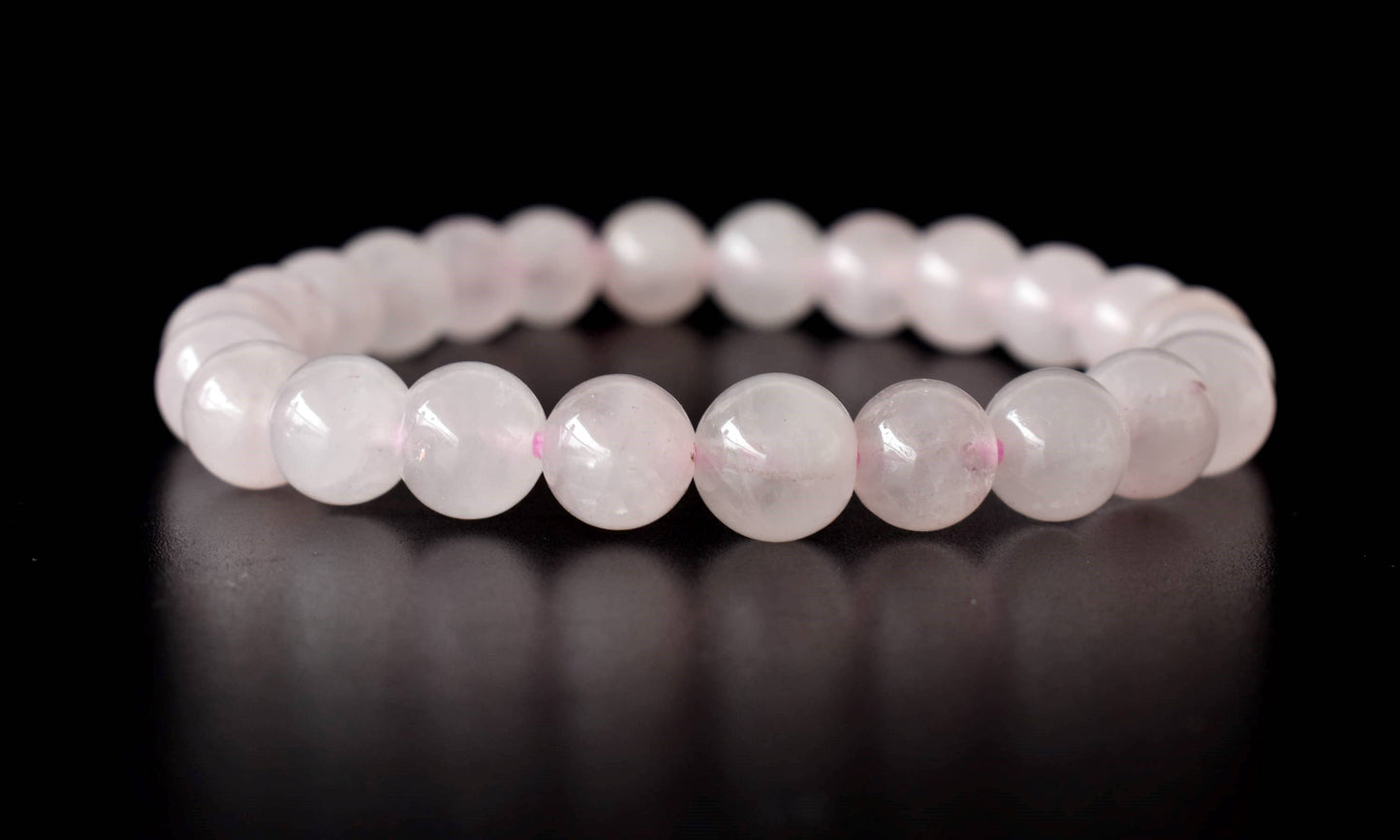 Rozenkwarts armband