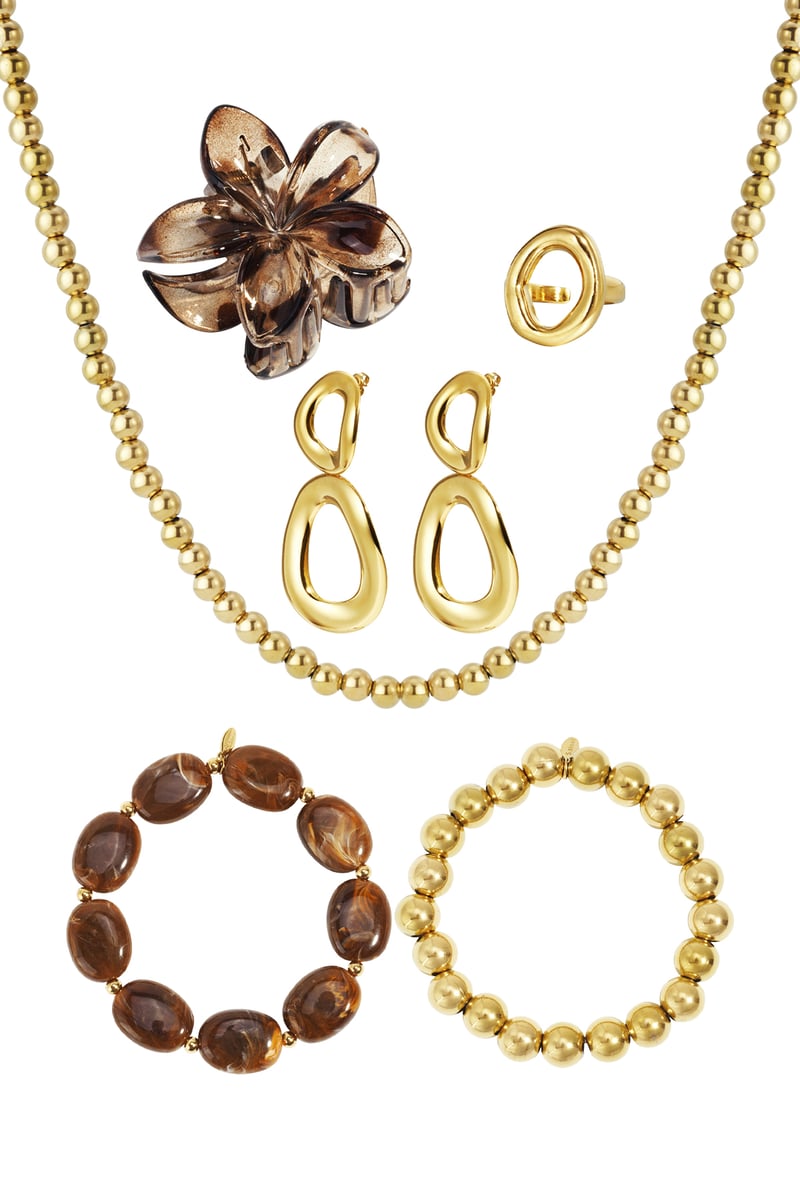 Advenstkalender Sieraden - Goud/ Bruin