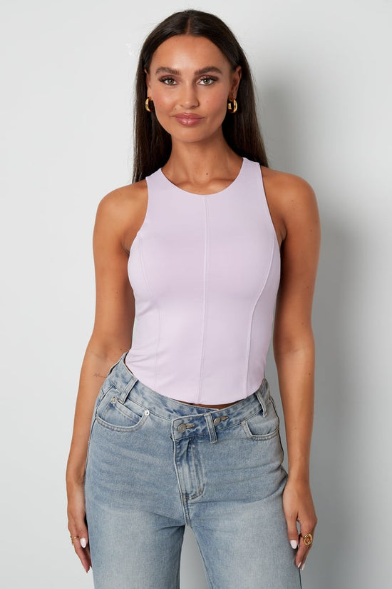 Sportieve mouwloze top basic
