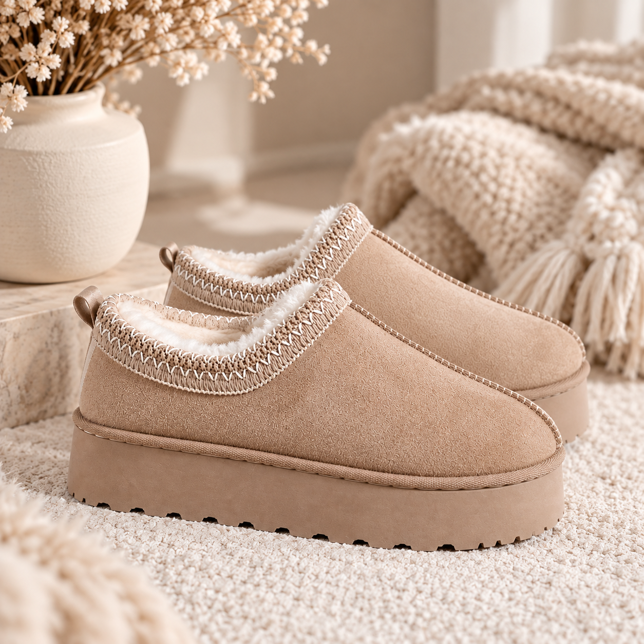 Boots Beige