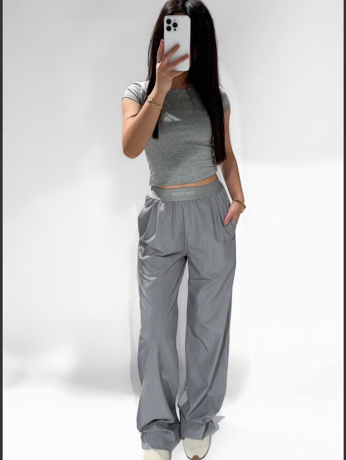 redefined wide leg broek