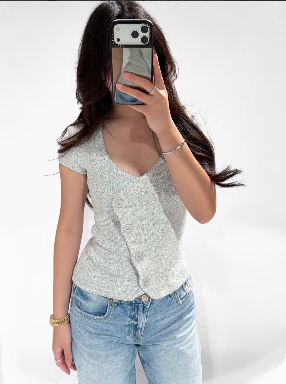 Top Sofia light grey