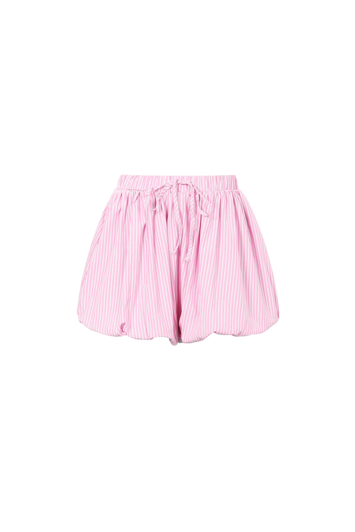 Woven Cotton Women's Shorts Casual Stripes