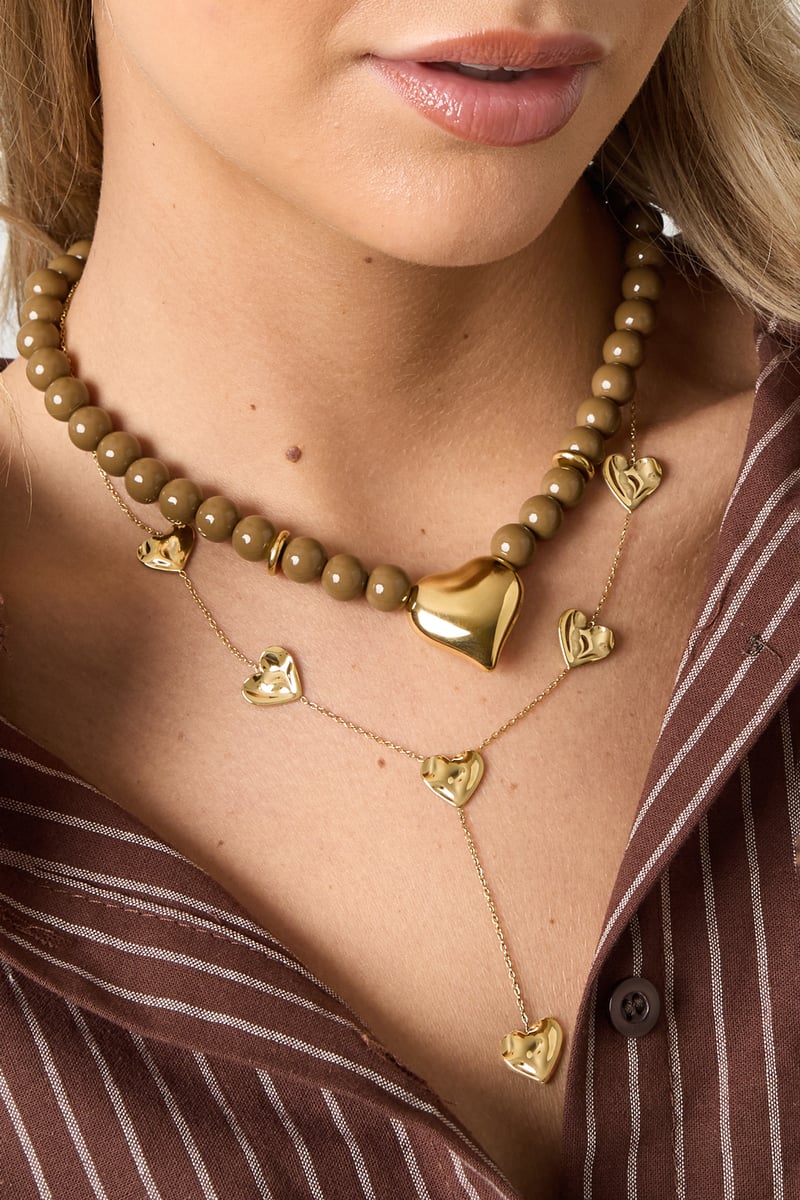 Acryl kralen kettingen Hart Casual Dagelijks Eenvoudig Serie Dames sieraden
