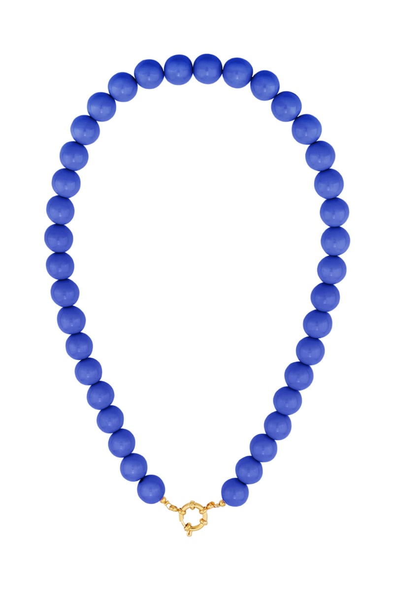 Gekleurde kleine kralenketting-12mm