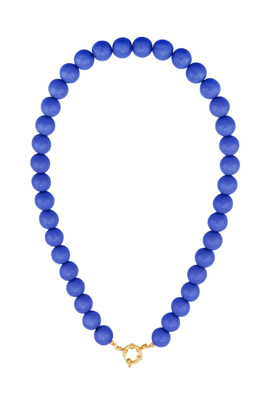 Gekleurde kleine kralenketting-12mm