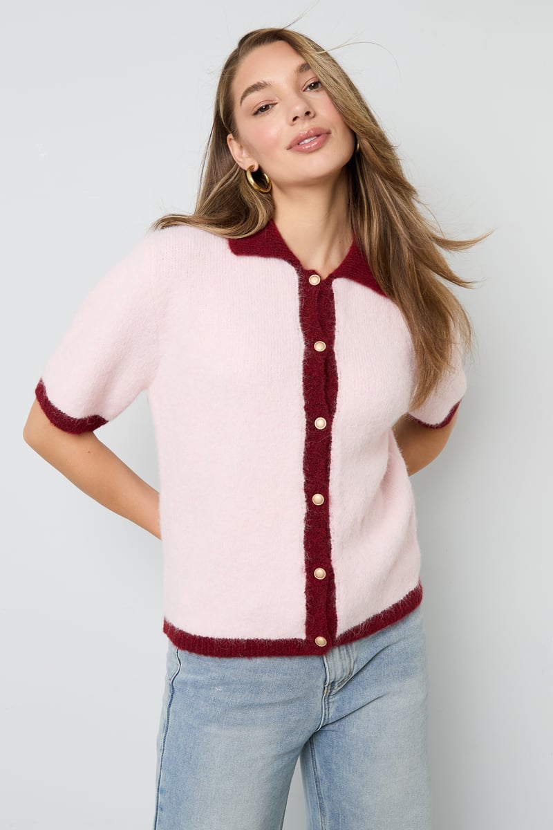 Cardigan met korte mouwen