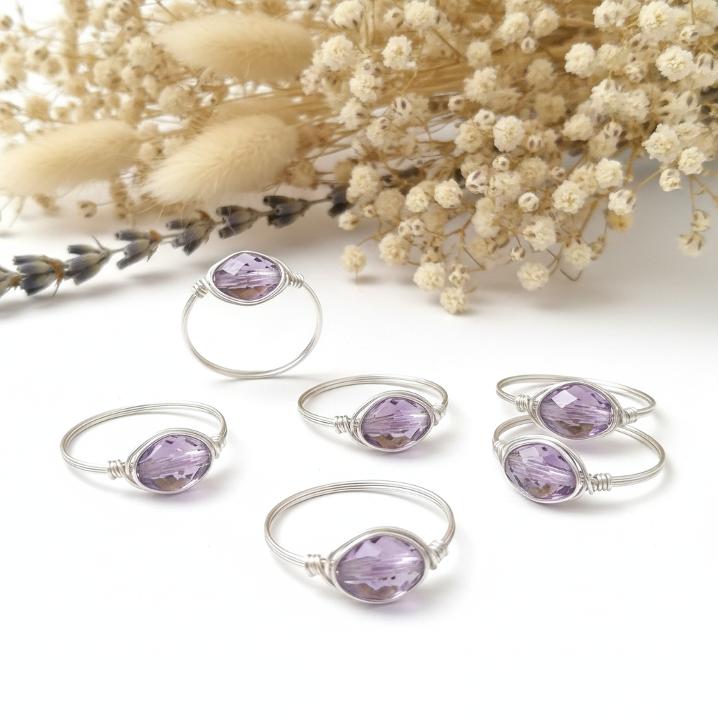 Amethist Steen Ring zilver